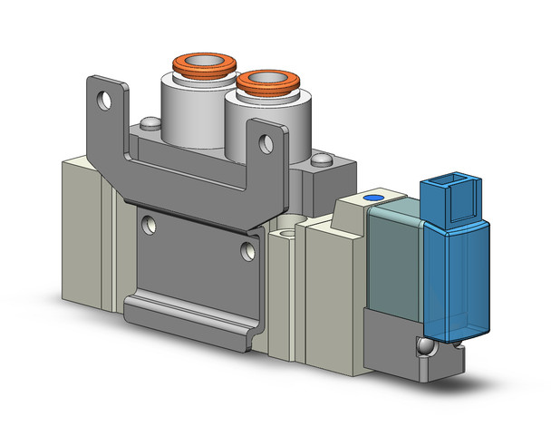 SMC SY5120-5MOU-N7T-F2 Valve, Sgl Sol, Body Pt