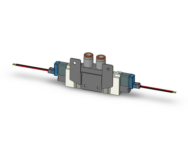 SMC SY7220-5LZ-C8N-F2 5 Port Solenoid Valve