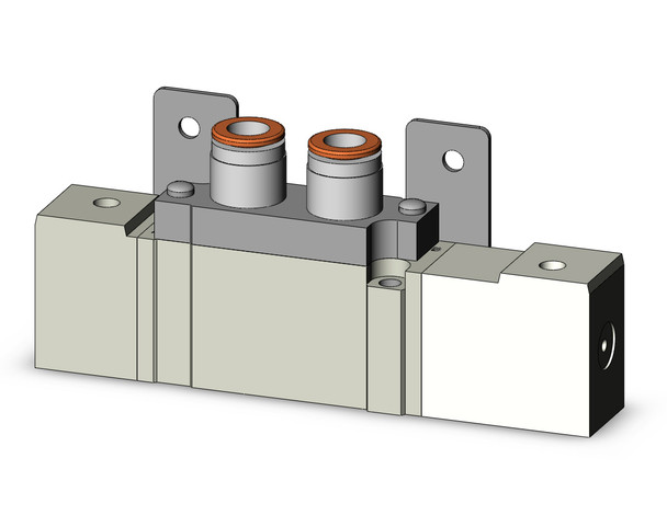 <h2>SYA3000, 5000, 7000, 5 Port Air Operated Valve, All Types</h2><p><h3>SYA 5 port air operated valves are available in body ported or base mounted styles.  The SYA uses the same manifolds as series SY (non plug-in style) for types 20, 41, 42 and 45. One-touch fittings are available on body ported types.  Available thread types are Rc, G, NPT or NPTF.</h3>- Air operated 5 port valve<br>- Body ported or base mounted<br>- Body ported style available w/one-touch fittings<br>- Operating pressure range (MPa): 0.15 to 0.7 depending on type of actuation<br>-  <p><a href="https://content2.smcetech.com/pdf/SYA_5 PT.pdf" target="_blank">Series Catalog</a>