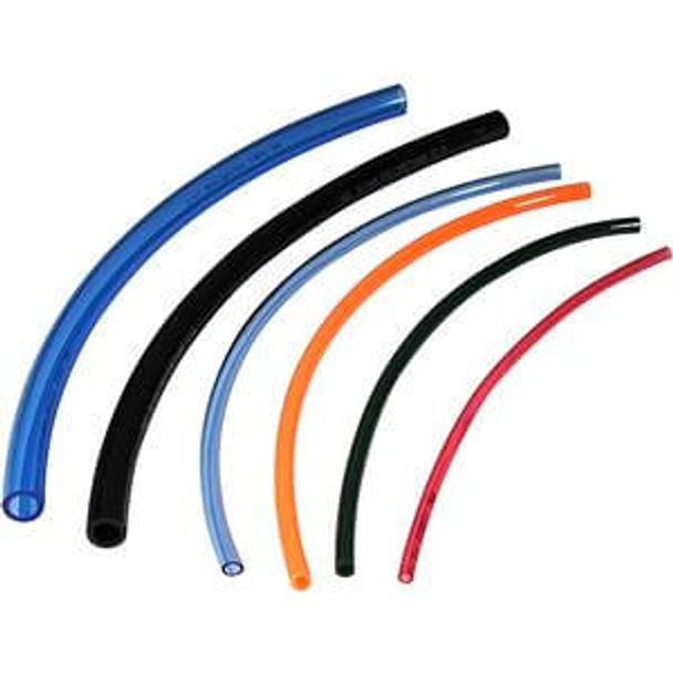 <h2>TU, Polyurethane Tubing, Metric Size</h2><p><h3>Series TU tubing represents a new high quality standard in metric size polyurethane tubing. Series TUH, hard polyurethane tubing, is available in a standard or high pressure type and TUS is a soft polyurethane tubing.<br>- </h3>- Available in 8 standard colors<br>- Available in 2 roll sizes<br>- Maximum operating pressure 0.8MPa at 20 C<br>- <p><a href="https://content2.smcetech.com/pdf/TU_US.pdf" target="_blank">Series Catalog</a>