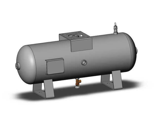 SMC VBAT20AN1-EV-X105 asme/crn air tank, 20l cs npt thread