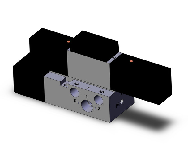 SMC VFR2200-5FZ-02N Valve Dbl Plug-In Base Mount