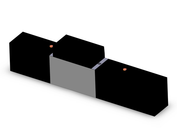 SMC VFR2400-3FZA Valve Dbl Plug-In Base Mount