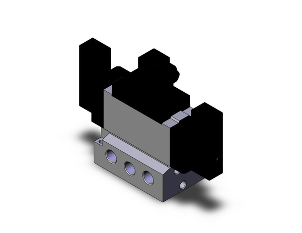 SMC VFS5410-5DZ-B03T Valve, 3Pos/Ec, Bottom Pt