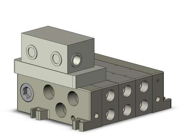 SMC VV5Q51-0204SDV-W Vv5Q Manifold