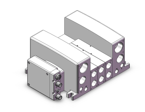 <h2>VQC4000 Manifold/Valve Assembly with EX260</h2><p><h3>The VQC series has five standard wiring packages bringing a world of ease to wiring and maintenance work, while the protective enclosures of three of them conform to IP67 standards for protection from dust and moisture. The use of multi-pin connectors to replace wiring inside manifold blocks provides flexibility when adding stations or changing manifold configuration. The VQC series has outstanding response times and long life.</h3>- Base mount EX260 type plug-in manifold for VQC4000 valves<br>- DeviceNet , PROFIBUS DP, CC-Link, Ether CAT and PROFINET fieldbus protocols<br>- Maximum 12 stations available as standard<br>- <p><a href="https://content2.smcetech.com/pdf/VQC4.pdf" target="_blank">Series Catalog</a>