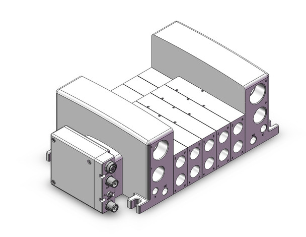 <h2>VQC4000 Manifold/Valve Assembly with EX260</h2><p><h3>The VQC series has five standard wiring packages bringing a world of ease to wiring and maintenance work, while the protective enclosures of three of them conform to IP67 standards for protection from dust and moisture. The use of multi-pin connectors to replace wiring inside manifold blocks provides flexibility when adding stations or changing manifold configuration. The VQC series has outstanding response times and long life.</h3>- Base mount EX260 type plug-in manifold for VQC4000 valves<br>- DeviceNet , PROFIBUS DP, CC-Link, Ether CAT and PROFINET fieldbus protocols<br>- Maximum 12 stations available as standard<br>- <p><a href="https://content2.smcetech.com/pdf/VQC4.pdf" target="_blank">Series Catalog</a>