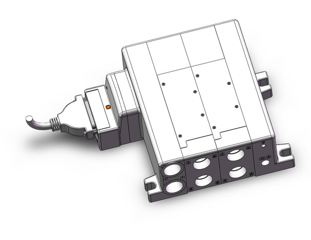 SMC VV5QC51-0204NFD2 Vqc5000 Valve Manifold