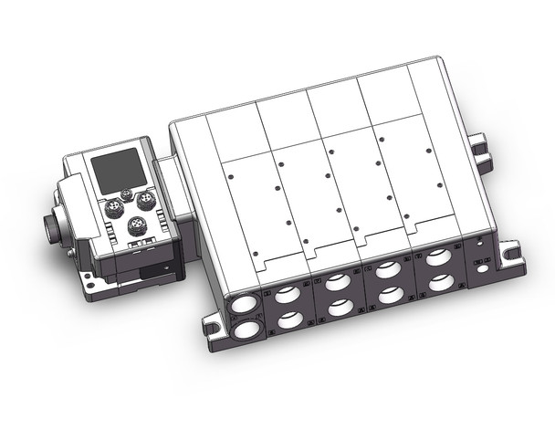 SMC VV5QC51-0404TSD6EA3N Vqc5000 Valve Manifold