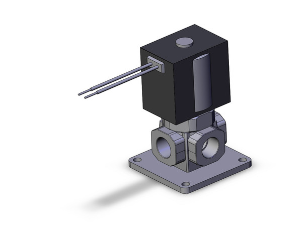 SMC VX3240Z-02T-5GS1-B Direct Op 3 Port Solenoid Valve, N.C.