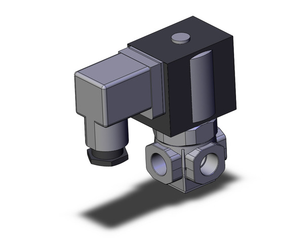 SMC VX3322V-02N-3DLR1 Direct Op 3 Port Solenoid Valve, N.O.