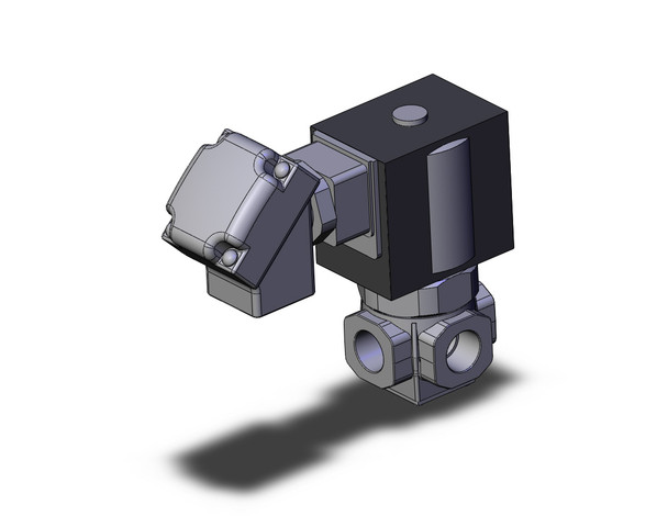 SMC VX3334-02-5T1 Direct Op 3 Port Solenoid Valve, Com