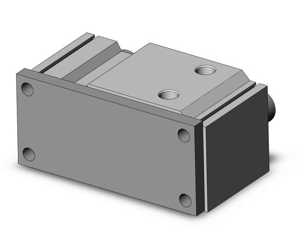 <h2>MGQM, Compact Guided Cylinder, Slide Bearing</h2><p><h3>The MGQM is a compact body actuator integrated with internal guide shafts to isolate the load bearing from the movement of the actuator s rod and seals. The carbon steel alloy slide bearing provides lateral stability protecting it from side load impacts. Non-rotating accuracy ranging from +/-0.04  for 100 mm bore to +/-0.08  for 12 mm bore.<br>- </h3>- Bore sizes: 12, 16, 20, 25, 32, 40, 50, 63, 80, 100 mm<br>- High temperature option, up to 150 C or 302 F (XB6)<br>- Rubber bumpers as standard<br>- Auto switch capable<br>- <p><a href="https://content2.smcetech.com/pdf/MGQ.pdf" target="_blank">Series Catalog</a>