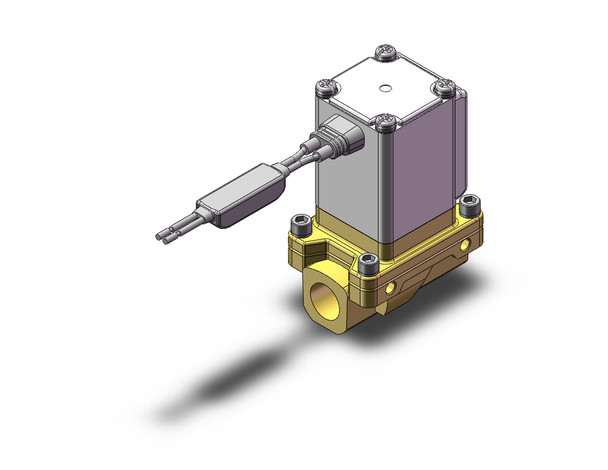 SMC VXZ235ACB Pilot Op 2 Port Solenoid Valve, (N.C.)