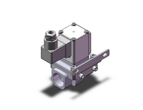 SMC VXZ252JZ2VLXB Pilot Op 2 Port Solenoid Valve, (N.C.)