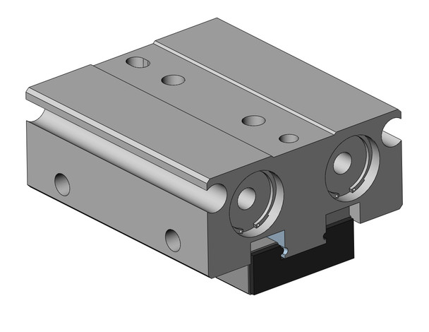 SMC MHF2-8DR gripper cylinder, mhf2, low profile air gripper