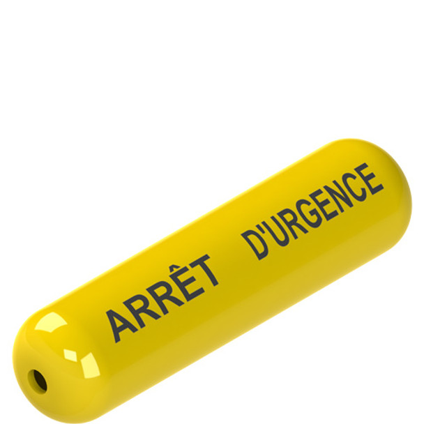 Pizzato VF AF-IF1GR05 Function indicator - text "ARRET D'URGENCE"