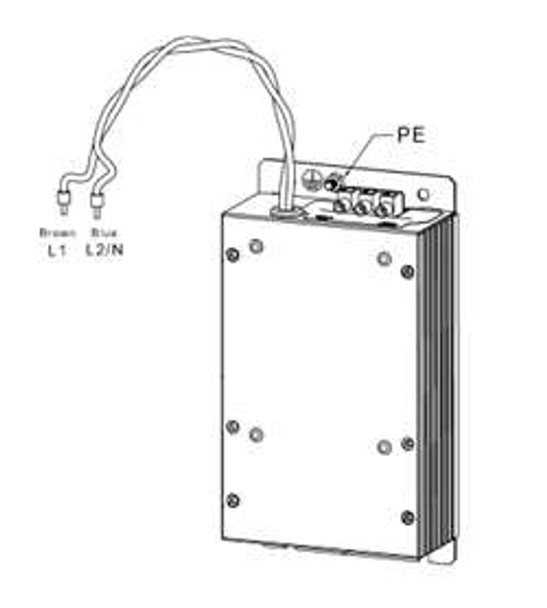 Lenze 841-011 DB Resistor w/ Mounting Bracket