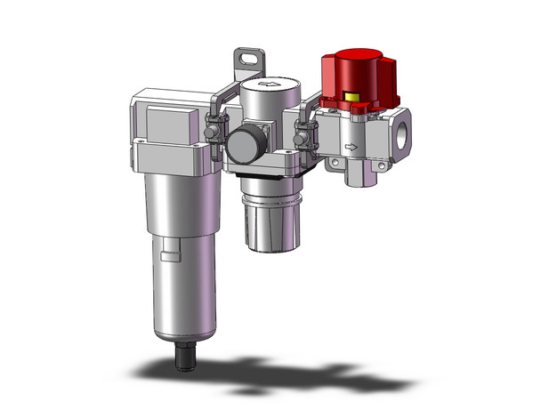 SMC AC50B-06CG-V-B F/R Combo Modular