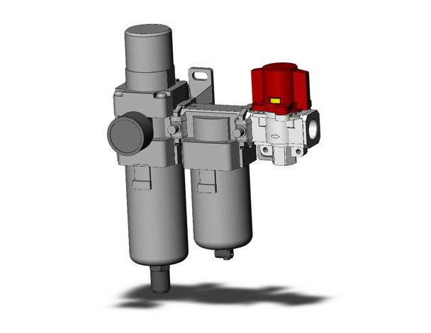 SMC AC40D-04CM-V-A modular f.r.l. fr/ms combo modular