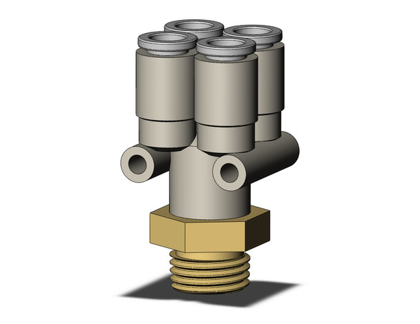 SMC KQ2UD06-02AP one-touch fitting fitting, diff dia double union y Pack of 10