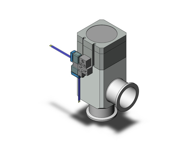 SMC XLDV-40K-5LZ high vacuum valve aluminum, high vacuum angle valve