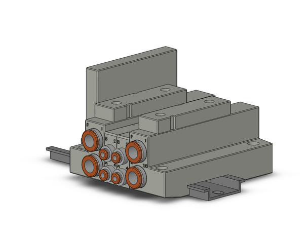 SMC SS5V1-W16S0D-02B-N1 4/5 port solenoid valve 5 port solenoid valve manifold