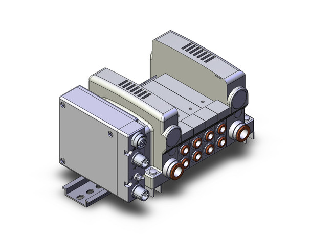 SMC VV5QC21-04N7SEBN-DS 4/5 port solenoid valve vqc manifold