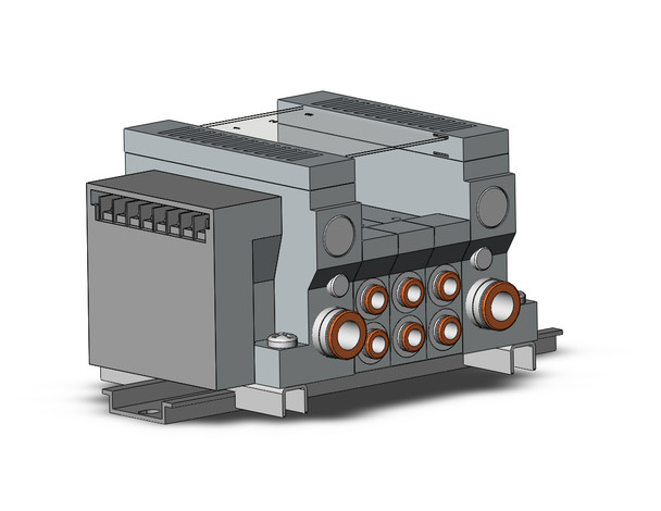 SMC VV5Q21-03C6SR1-DNS 4/5 port solenoid valve vv5q manifold