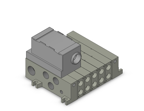 SMC VV5Q41-0503TTD 4/5 port solenoid valve vv5q manifold