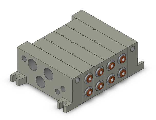 SMC VV5Q45-04N7TC-W 4/5 port solenoid valve vv5q manifold