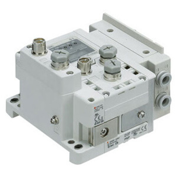 SMC SS5Y7-10S6F2-08U-C8 4/5 port solenoid valve ss5y7 8 sta manifold base