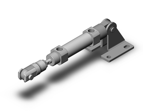 SMC CDM2C20-25Z-NW round body cylinder cylinder, air