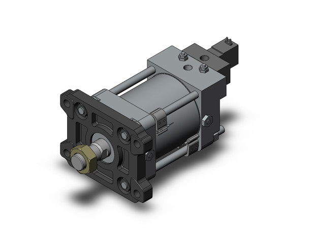 SMC CDV3FN100-50-M9B-5 tie rod cylinder w/valve air cylinder w/ valve