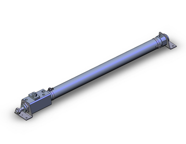 SMC CDLM2L40-500-E-M9PAMAPC-C round body cylinder w/lock cylinder, air