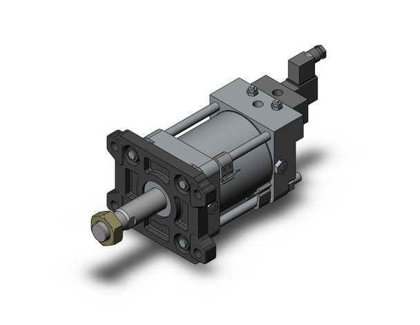 SMC CDV3FN100-50-A93-5D-B tie rod cylinder w/valve cyl, w/ valve