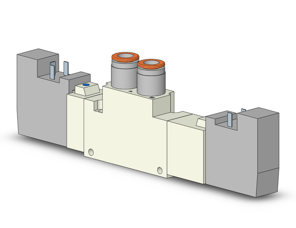 SMC VQZ3421B-5YOW1-C8F-Q 4/5 port solenoid valve 3000 series 5 port valve