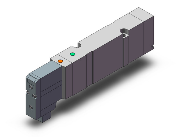 SMC 10-SV2400R-5FU 4/5 port solenoid valve valve 3pos/ec, clean room