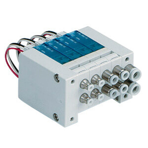SMC VV100-10-12U1-N7F1 3 port solenoid valve non plug-in individual wiring mfld
