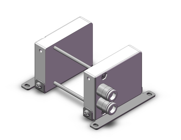 SMC VV100-10FBD2-04U2-C6F1 3 port solenoid valve plug-in connector type mfld