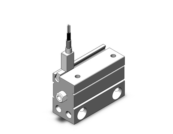 SMC CDUJB12-20D-F8BS compact cylinder cyl, free mount, dbl acting