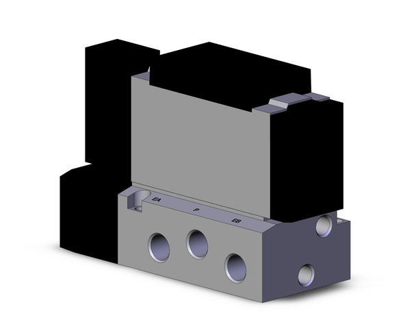 SMC VFS4100-1FZ-03 4/5 port solenoid valve 5 port pilot operated valve