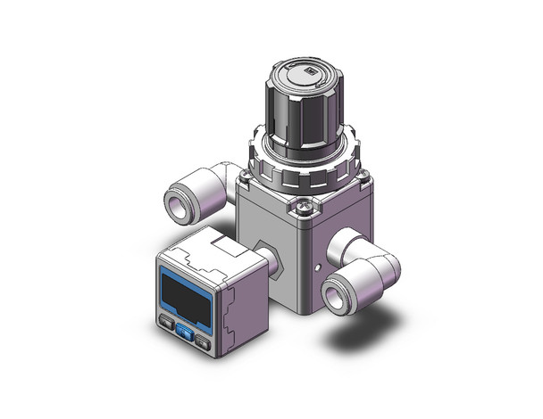 SMC IRV10-LC08ZB regulator, vacuum vacuum regulator