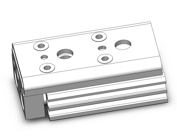 SMC MXQ8C-10ZN guided cylinder cylinder, slide table