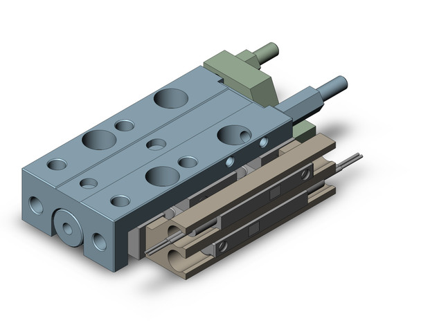 SMC MXJ6-10C-M9BWL guided cylinder cylinder, air