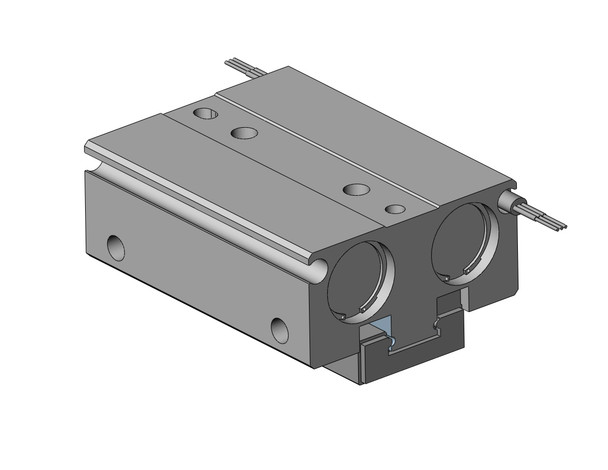 SMC MHF2-12DR-M9PWL gripper cylinder, mhf2, low profile air gripper