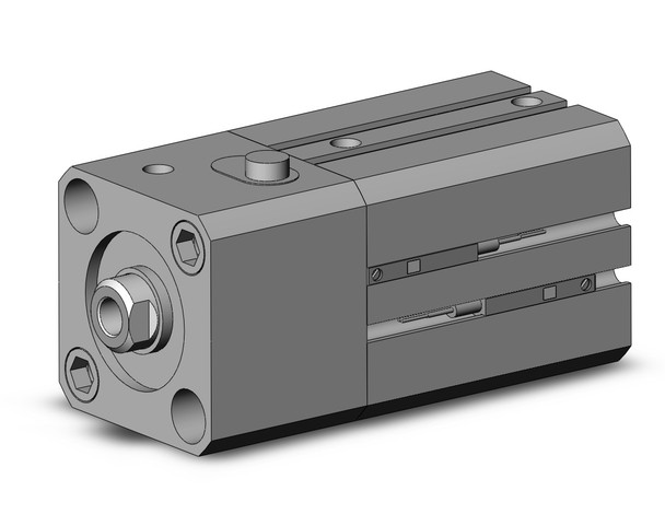 SMC CDLQB25-20D-F-M9BL compact cylinder w/lock cyl, compact with lock