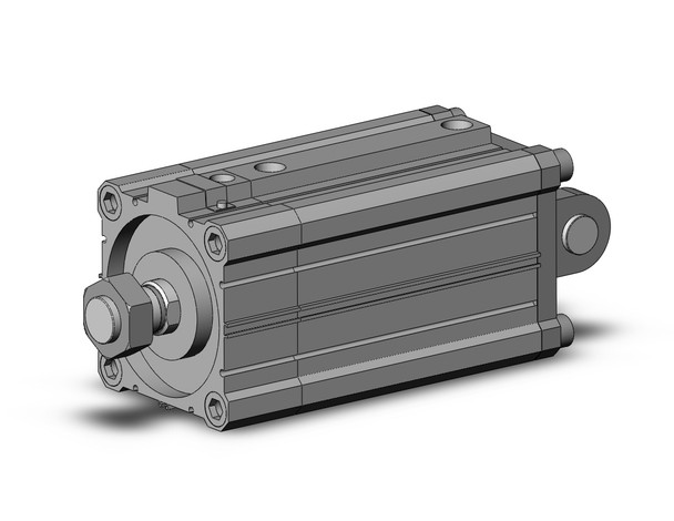 SMC CDLQD100TN-100DM-B compact cylinder w/lock cyl, compact with lock