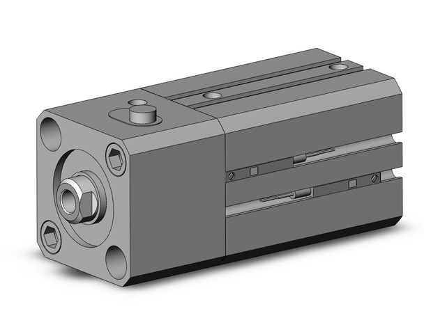 SMC CDLQB25-25DC-B-M9BWL compact cylinder w/lock cyl, compact with lock