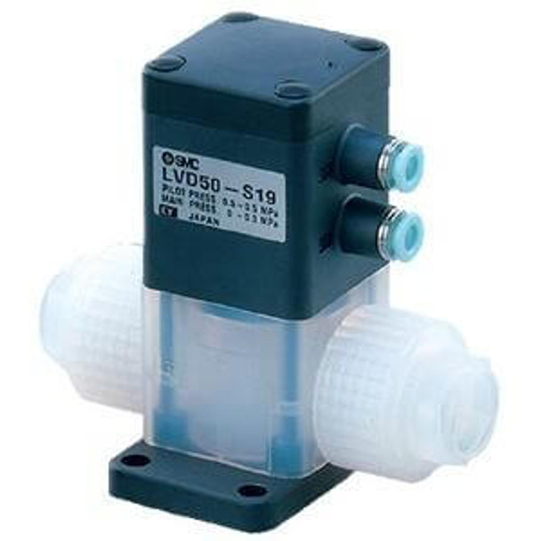 SMC LVD40-S13-N high purity chemical valve, air operated air operated chemical valve